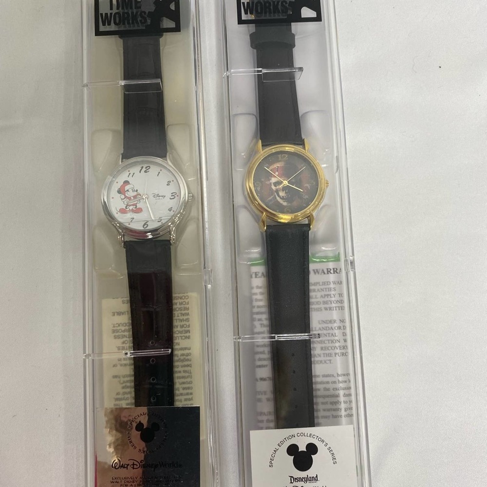 Set of Disney Watches. Mickey Mouse Christmas, Pirate of Caribbean in Boxes. $29